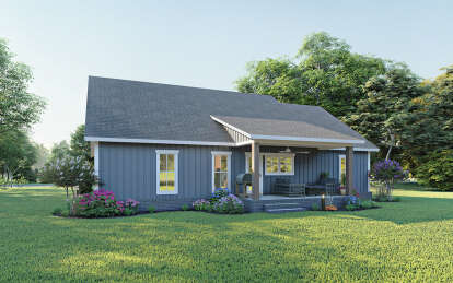 Country House Plan #041-00218 Elevation Photo