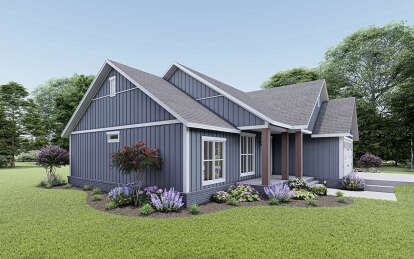 Country House Plan #041-00218 Elevation Photo