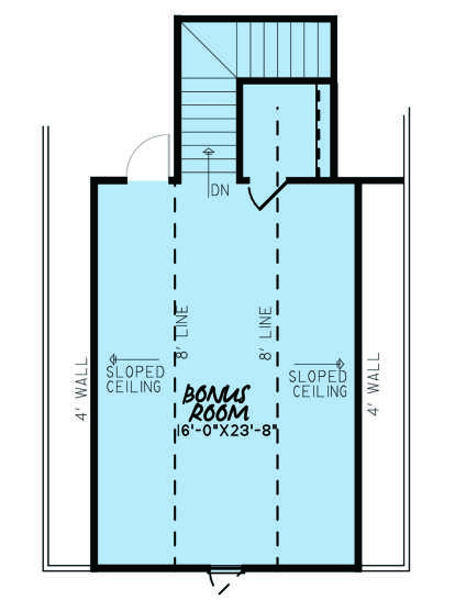 Bonus Room for House Plan #8318-00149