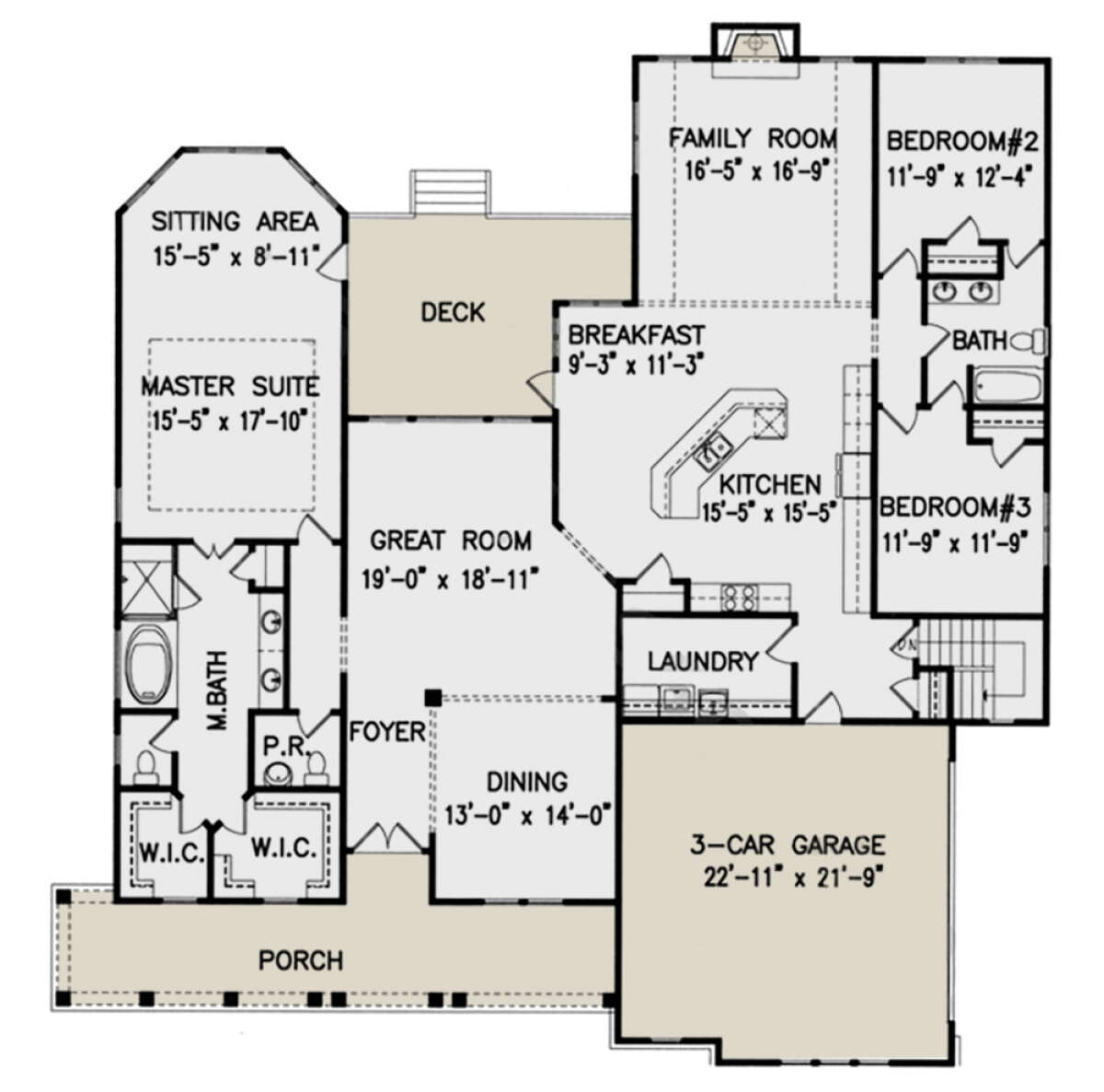 Main Floor for House Plan #699-00267