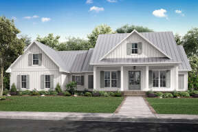 Country House Plan #041-00219 Elevation Photo
