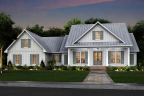 Country House Plan #041-00219 Elevation Photo