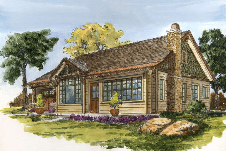 House Plan House Plan #24373 Front Elevation 