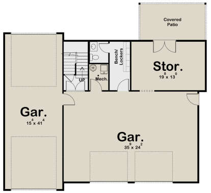 House Plan House Plan #24375 Drawing 1