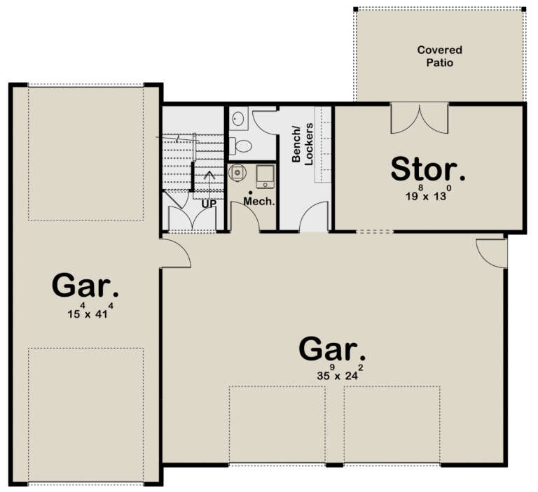 House Plan House Plan #24375 Drawing 1