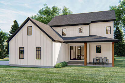 Modern Farmhouse House Plan #963-00412 Elevation Photo