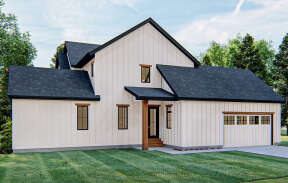 Modern Farmhouse House Plan #963-00412 Elevation Photo