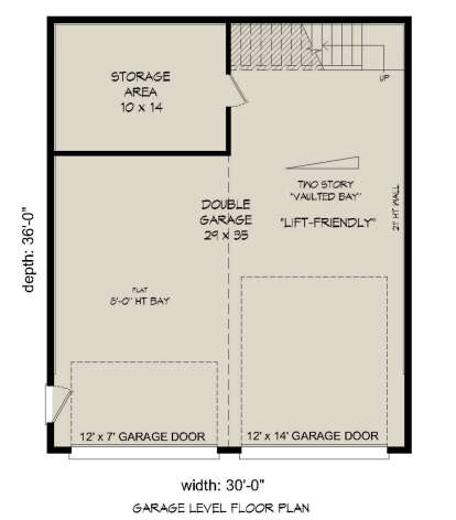 Garage for House Plan #940-00228