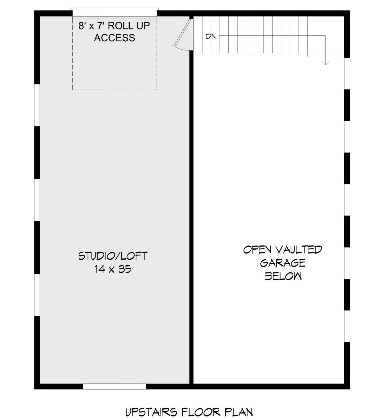 Studio/Loft for House Plan #940-00228
