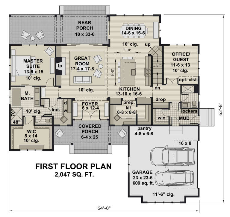 House Plan House Plan #24383 Drawing 1