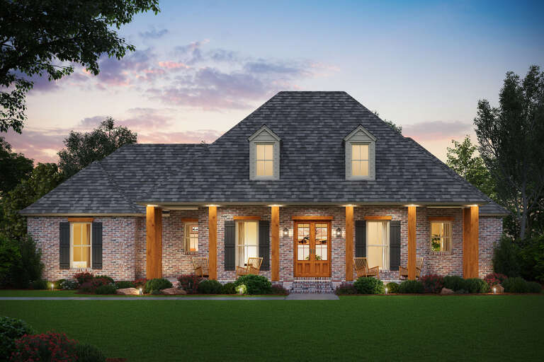 House Plan House Plan #24384 Front Elevation 