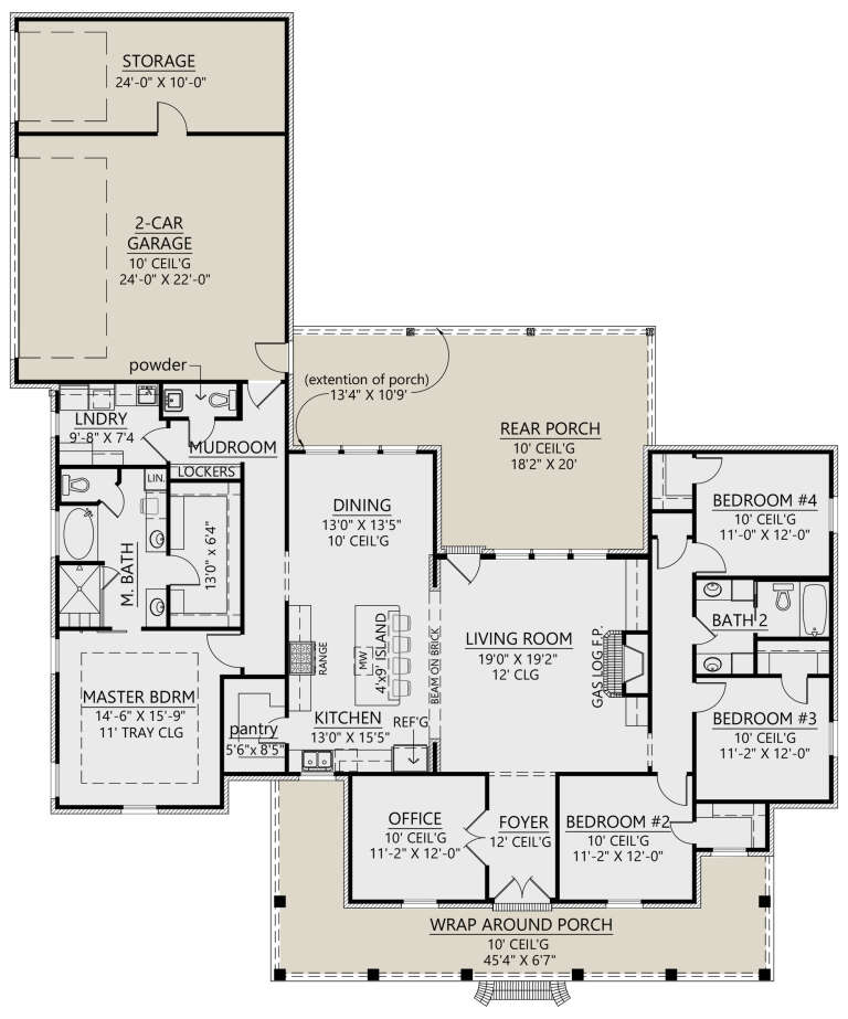 House Plan House Plan #24384 Drawing 1
