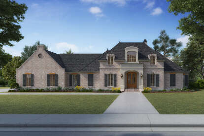 4 Bed, 3 Bath, 4076 Square Foot House Plan - #4534-00024
