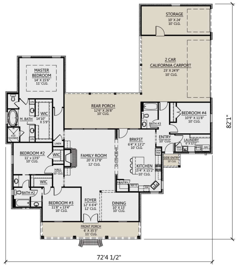 House Plan House Plan #24386 Drawing 1