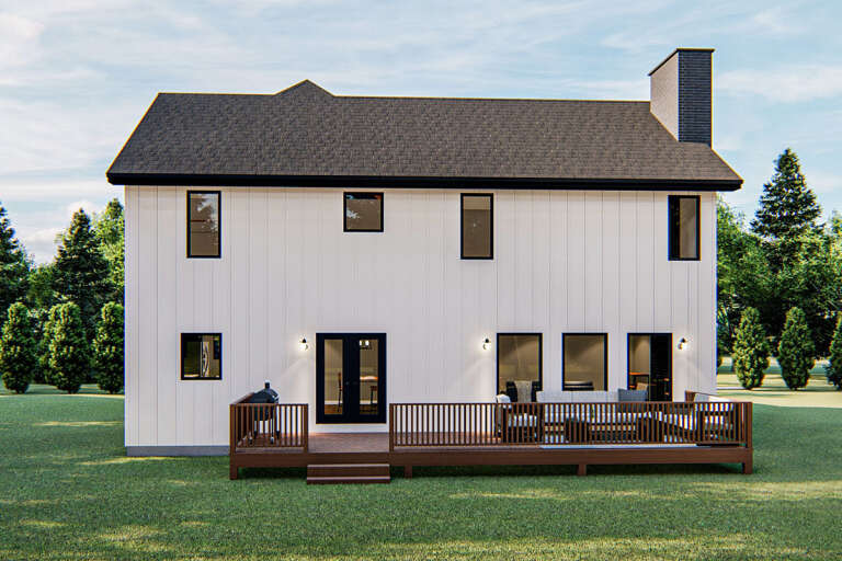 Modern Farmhouse House Plan #963-00413 Elevation Photo