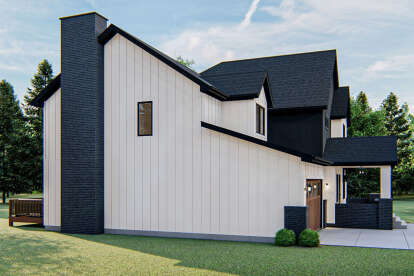 Modern Farmhouse House Plan #963-00413 Elevation Photo