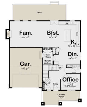 Main Floor for House Plan #963-00413