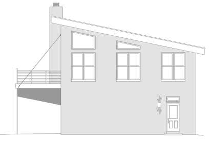 Modern House Plan #940-00231 Elevation Photo