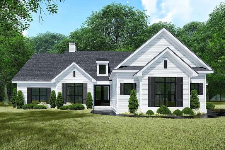 Farmhouse House Plan #8318-00150 Elevation Photo