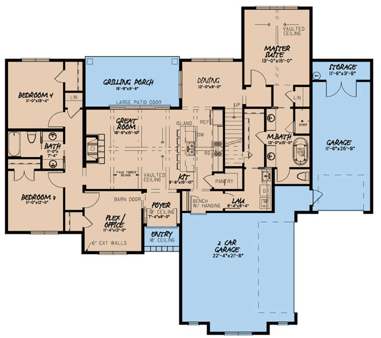 House Plan House Plan #24394 Drawing 1
