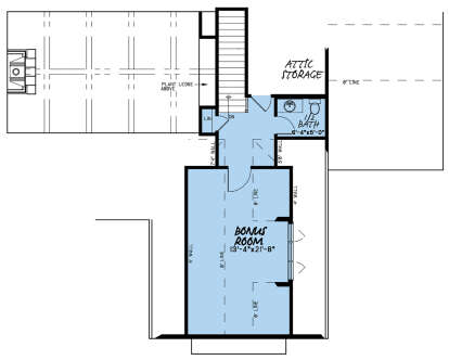 Bonus Room for House Plan #8318-00150
