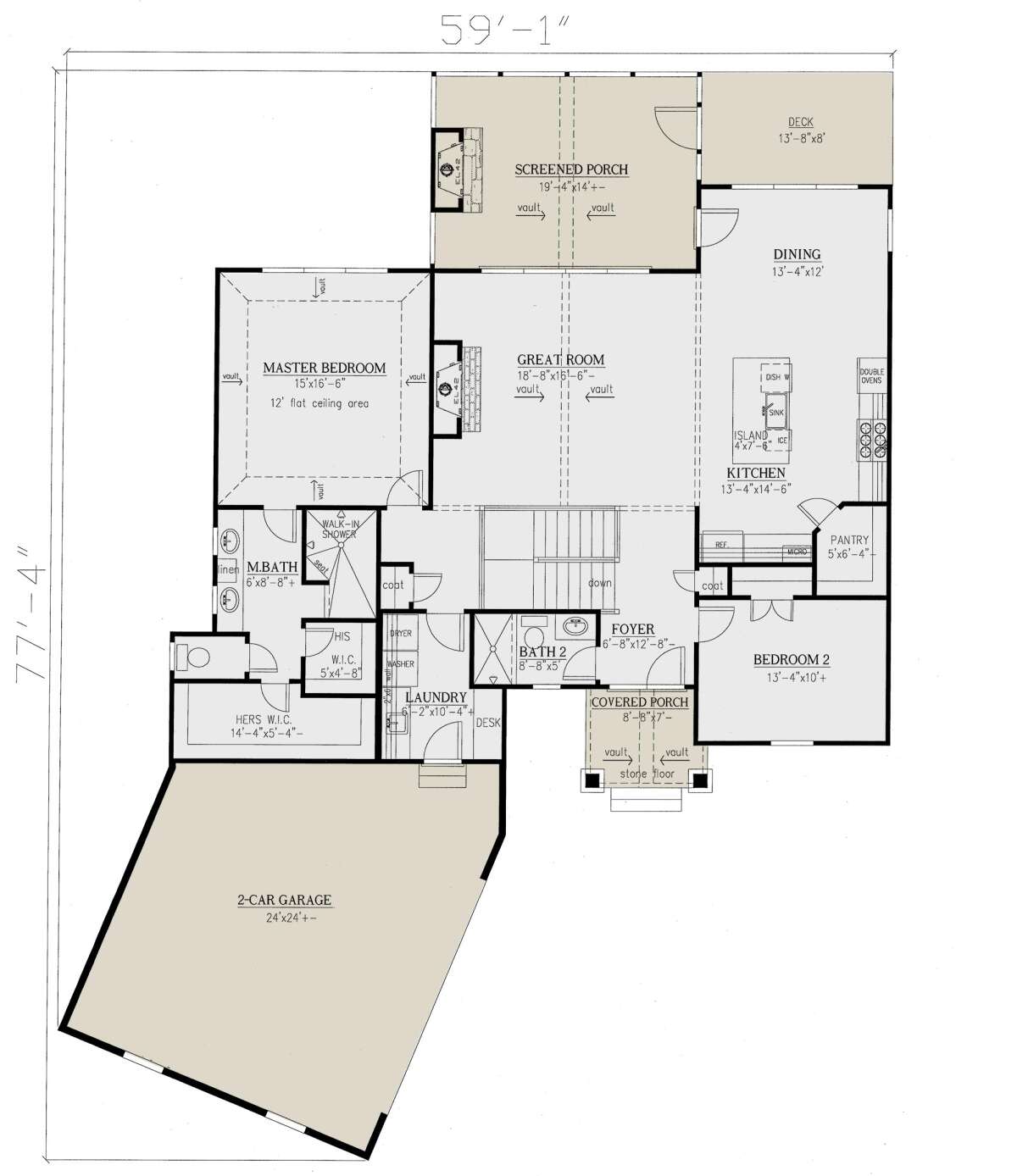 Main Floor for House Plan #286-00108