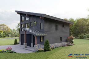 Modern  House Plan #940-00233 Elevation Photo