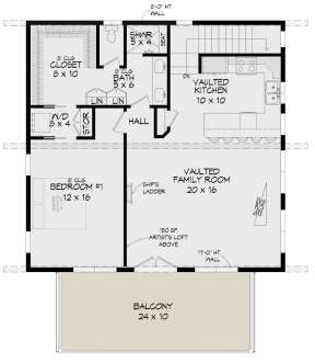 Main Floor for House Plan #940-00233