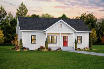 Country House Plan #1776-00108 Elevation Photo