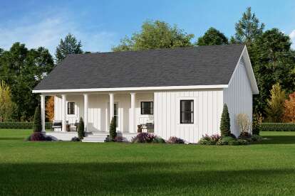 Country House Plan #1776-00108 Elevation Photo