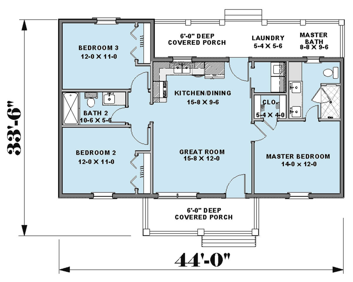 Main Floor for House Plan #1776-00108