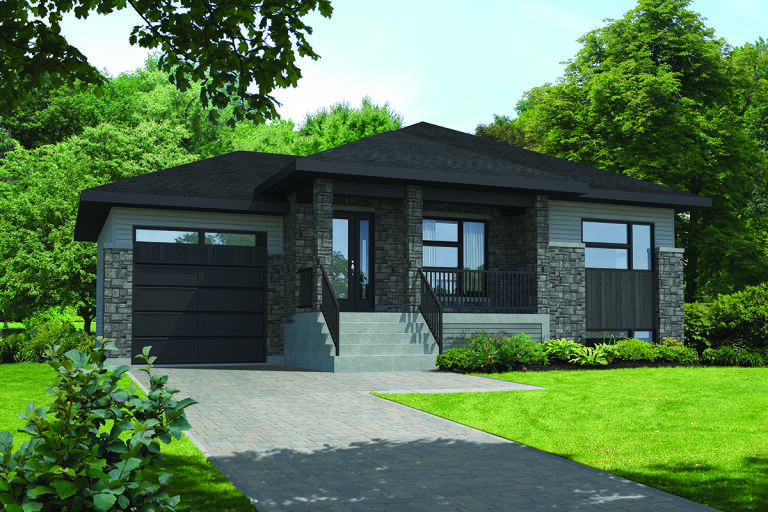 House Plan House Plan #24399 Front Elevation 