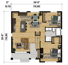 Main Floor for House Plan #6146-00385
