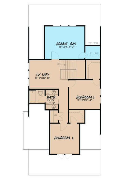 Second Floor for House Plan #8318-00152