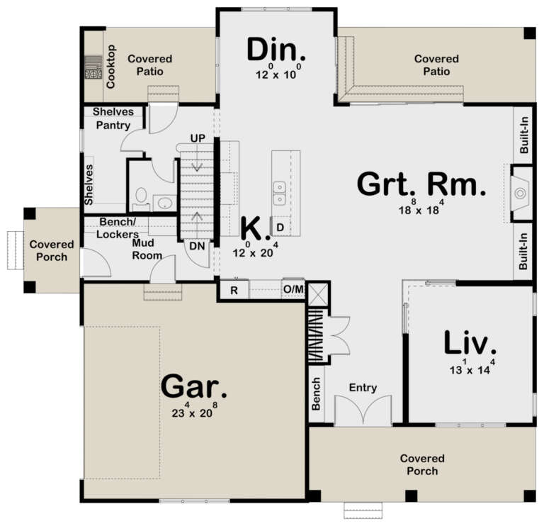 House Plan House Plan #24408 Drawing 1