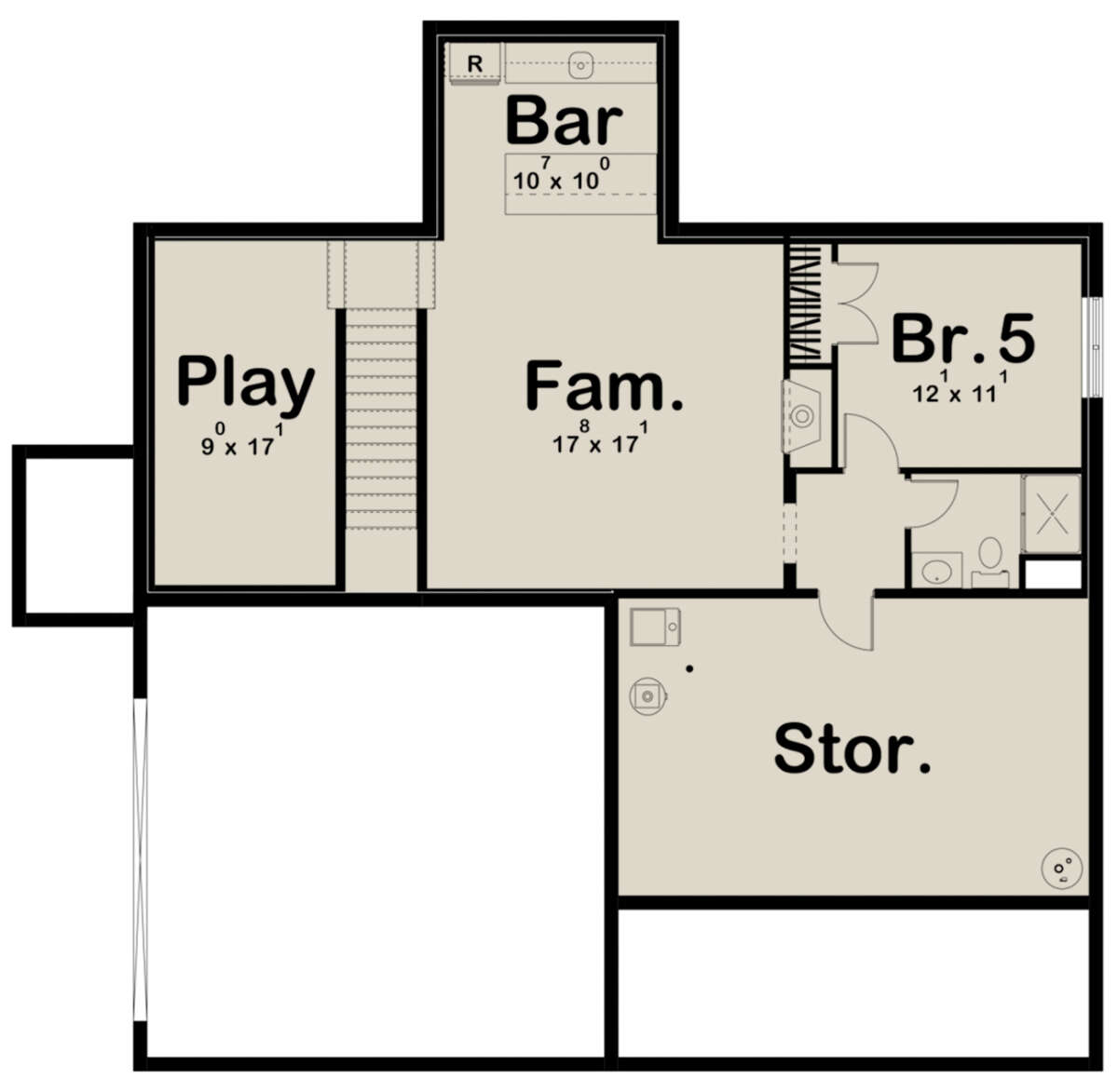 Modern Farmhouse Plan: 3,319 Square Feet, 4 Bedrooms, 3.5 Bathrooms ...