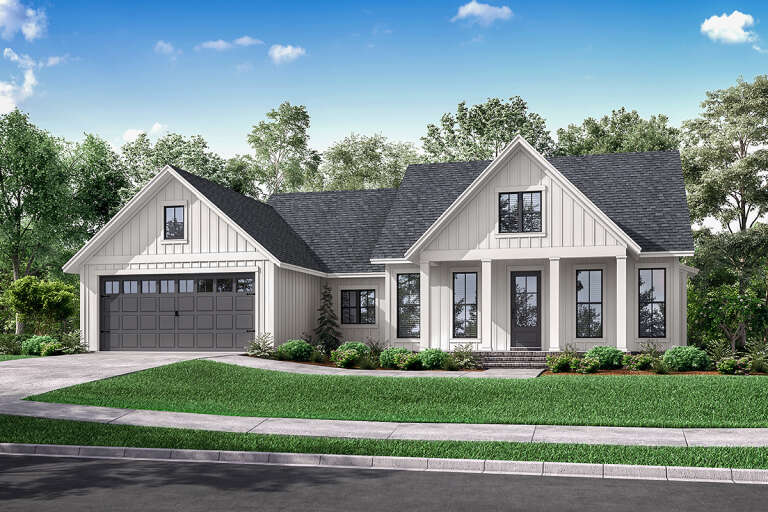 House Plan House Plan #24409 Front Elevation 