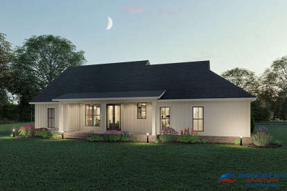 Modern Farmhouse House Plan #041-00221 Elevation Photo