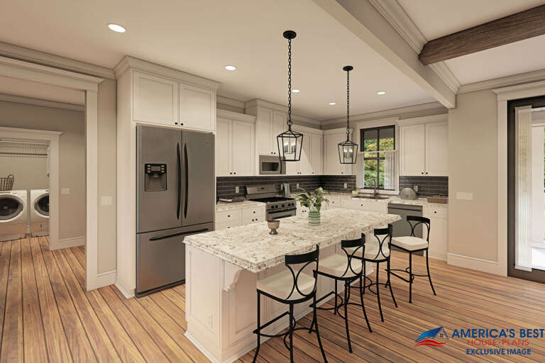 Modern Farmhouse House Plan #041-00221 Additional Photo