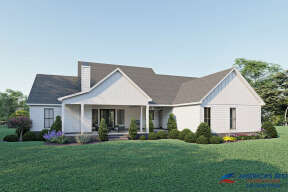 Modern Farmhouse House Plan #4534-00028 Elevation Photo
