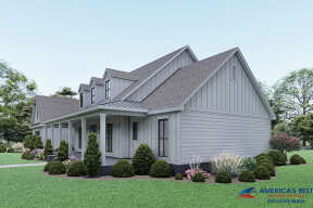 Modern Farmhouse House Plan #4534-00028 Elevation Photo