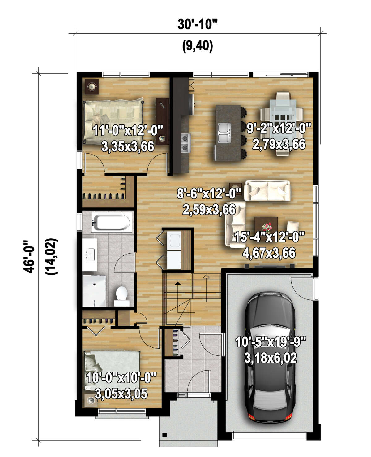 Main Floor for House Plan #6146-00387