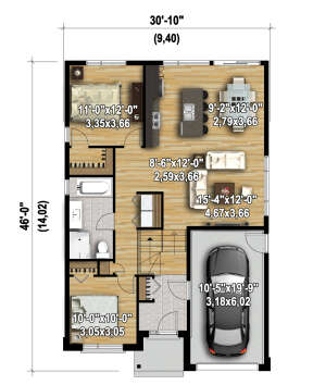 Main Floor for House Plan #6146-00387