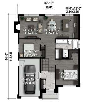 Main Floor for House Plan #6146-00388