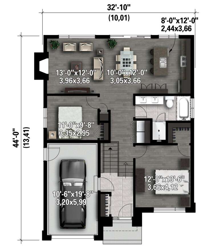 House Plan House Plan #24413 Drawing 1