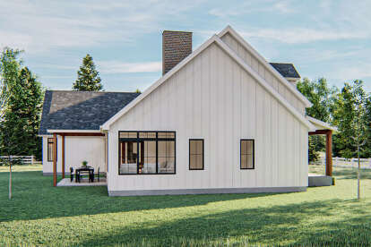Modern Farmhouse House Plan #963-00415 Elevation Photo