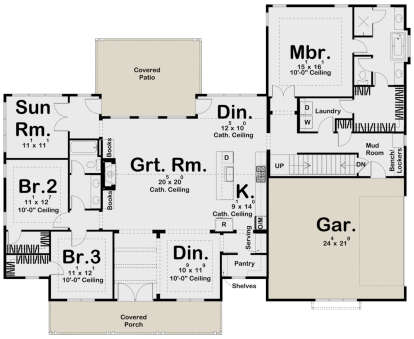 Main Floor for House Plan #963-00415