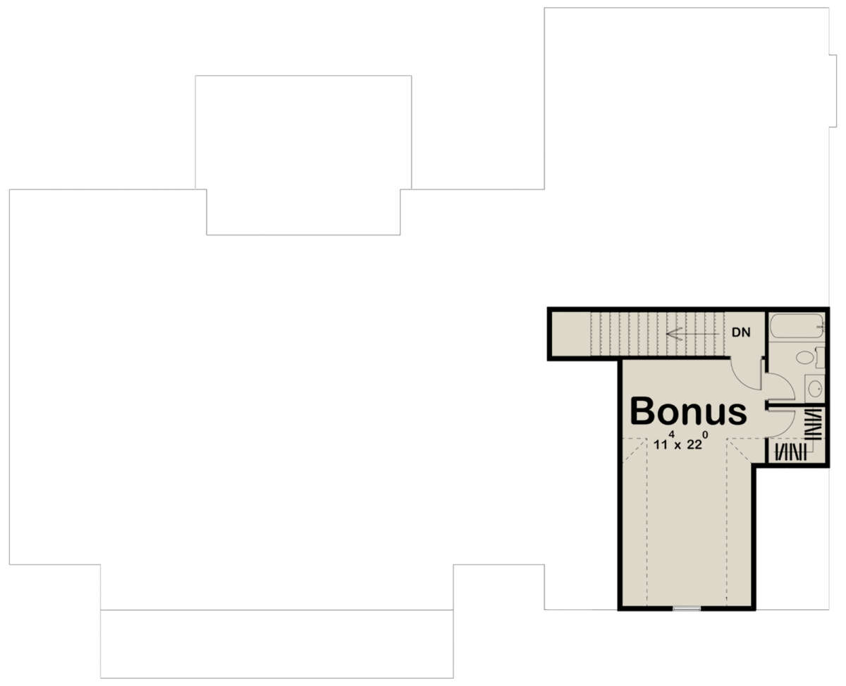 Bonus Room for House Plan #963-00415