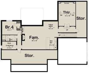 Basement for House Plan #963-00415