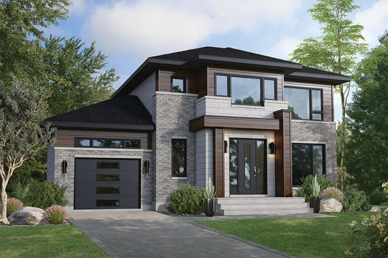 House Plan House Plan #24417 Front Elevation 